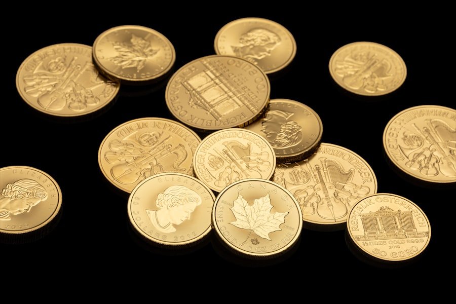 Gold coins