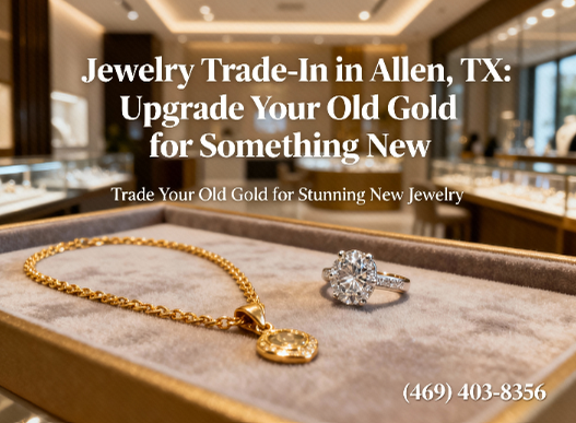 Aktualnie przeglądasz Jewelry Trade-In in Allen, TX: Upgrade Your Old Gold for Something New